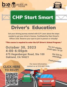 CHP Start Smart Driving Education Workshop @ ILP Office