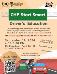 CHP Start Smart Driver's Education @ ILP Office